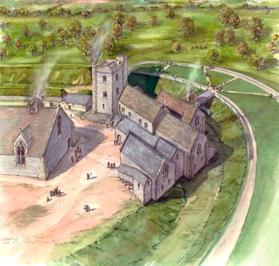 Château de Ludgershall, fin du 14ème siècle, vers 1990-2010 - Peter Dunn