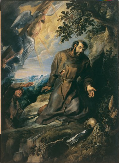 Saint François recevant les stigmates - Peter Paul Rubens