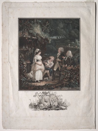 Annette et Lubin, 1789 - Philibert Louis Debucourt