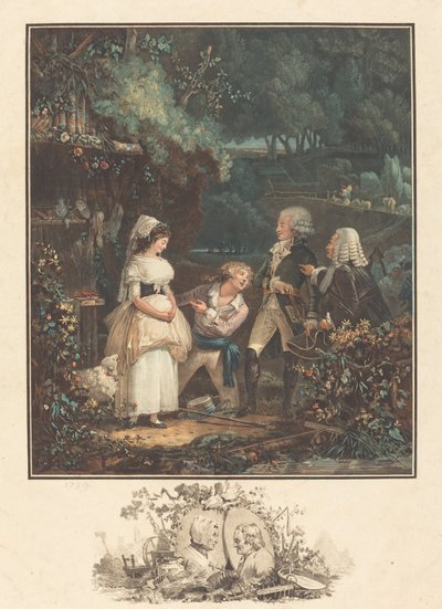 Annette et Lubin - Philibert Louis Debucourt