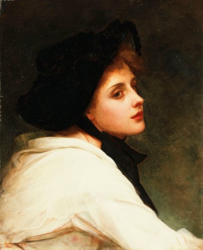 Le chapeau noir, 1892 - Philip Hermogenes Calderon