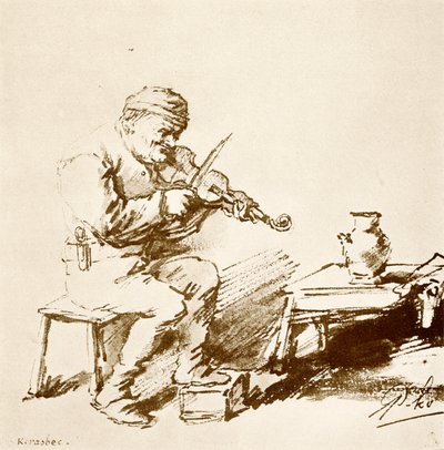 Le violoniste du village - Phillips de Koninck