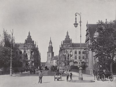 Pont Kaiser Wilhelm et rue Kaiser Wilhelm - Photographer German