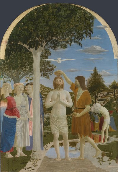 Le baptême du Christ - Piero della Francesca