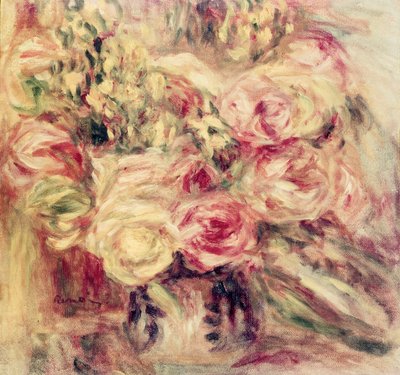 Bouquet de roses - Pierre Auguste Renoir