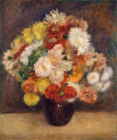 Bouquet de chrysanthèmes, 1881 - Pierre Auguste Renoir