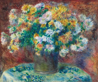 Chrysanthèmes - Pierre Auguste Renoir