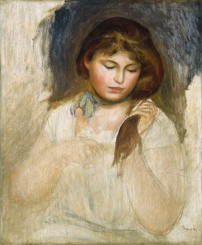 Tête de Gabrielle, 1895 - Pierre Auguste Renoir