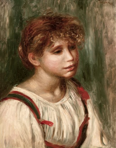 Jeune Bretonne - Pierre Auguste Renoir