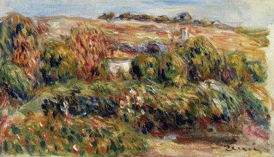 Paysage en Provence, vers 1900 - Pierre Auguste Renoir