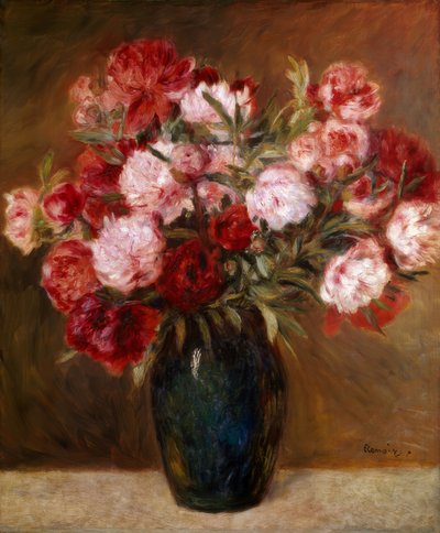 Les Pivoines - Pierre Auguste Renoir