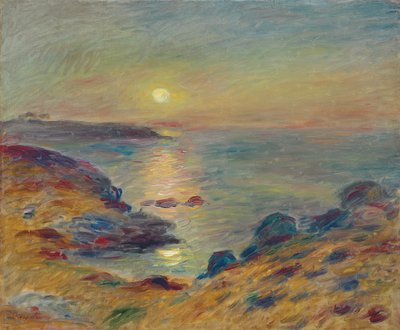 Coucher de Soleil à Douarnenez, c. 1883 - Pierre Auguste Renoir