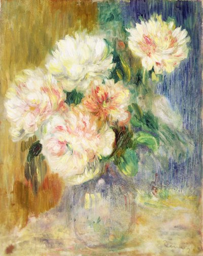 Vase avec des pivoines - Pierre Auguste Renoir