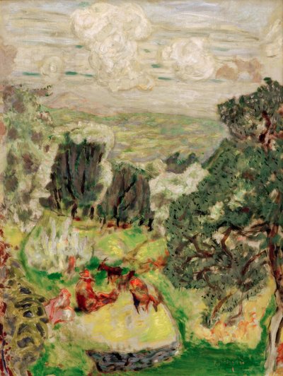 L’oliveraie; Paysage aux chèvres - Pierre Bonnard