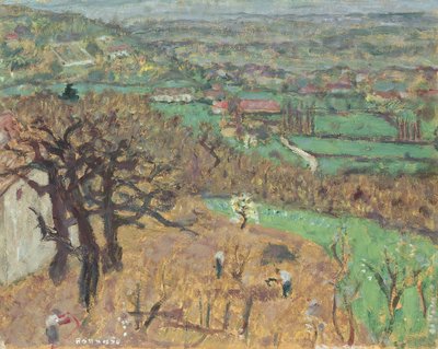 Paysage en Dauphiné, c.1899 - Pierre Bonnard