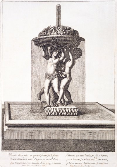 Fontaine par Louis Lerambert à Versailles, 1673 - Pierre Lepautre