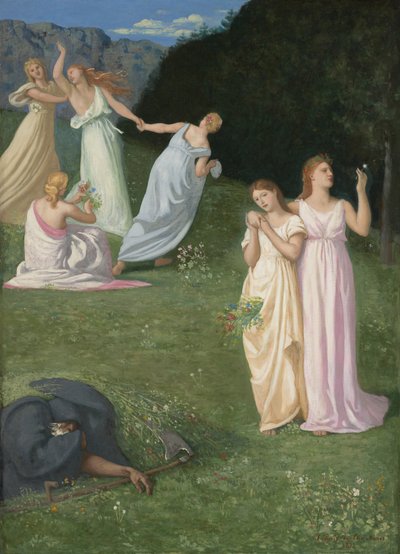 La Mort et les jeunes filles, 1872 - Pierre Puvis de Chavannes