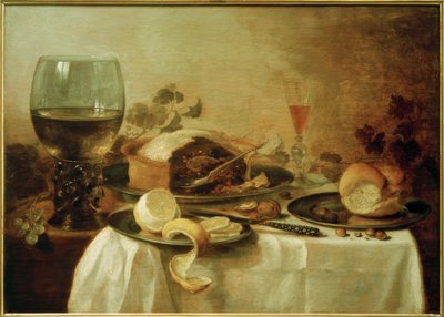 Nature morte avec pâté - Pieter Claesz