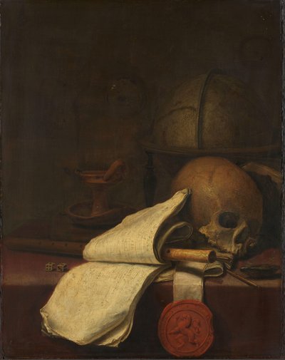 Nature morte de vanité - Pieter Symonsz Potter