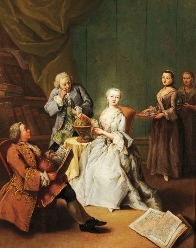 Leçon de géographie - Pietro Longhi