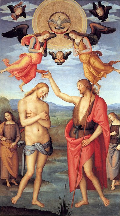 Baptême du Christ, vers 1512 - Pietro Perugino