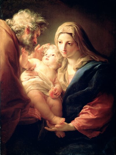 La Sainte Famille, années 1740 - Pompeo Batoni