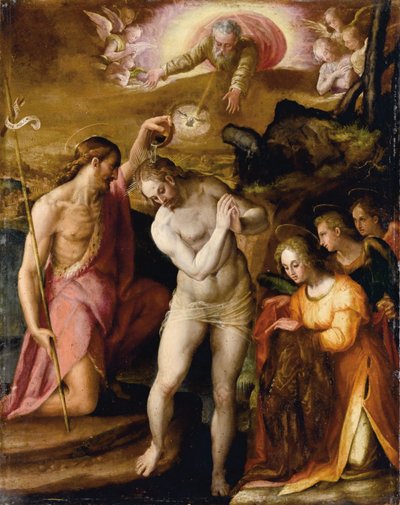 Baptême du Christ - Prospero Fontana