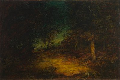 Intérieur de bois - Ralph Albert Blakelock