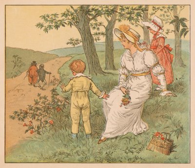 Marcher vers Mouseys Hall, vers 1883 - Randolph Caldecott