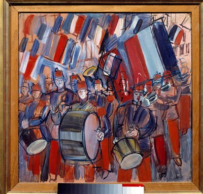 La fanfare, 14 juillet, défilé militaire - Raoul Dufy