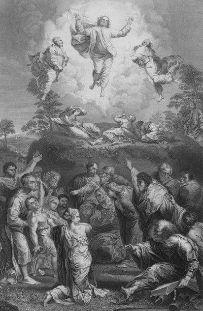 La Transfiguration (gravure) - after Raphael