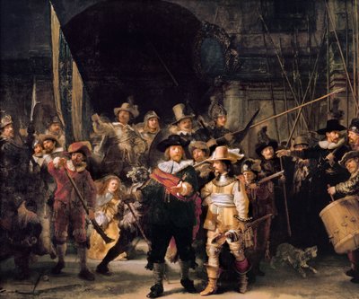 La veille de nuit - Rembrandt Harmensz. van Rijn