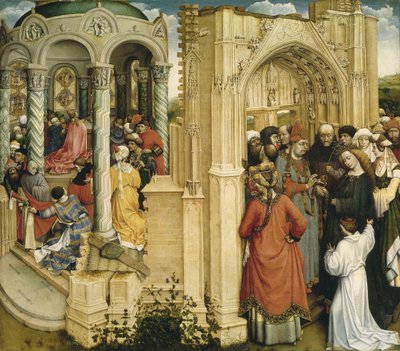 Le Mariage de Marie et Joseph, vers 1420 - Robert Campin