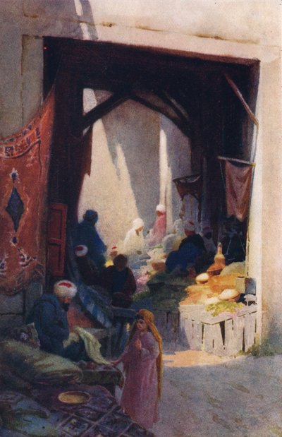 Un bazar, vers 1880 - Robert George Talbot Kelly