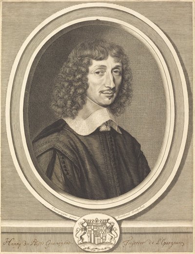 Henri de Guénégaud - Robert Nanteuil after Philippe de Champaigne