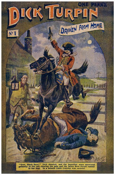 Dick Turpin (lithographie en couleur) - Robert Prowse Jnr