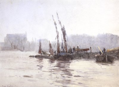 Déchargement des barges - Rose Maynard Barton