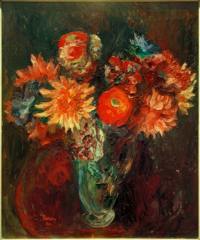 Bouquet de dahlias - Rudolf Levy