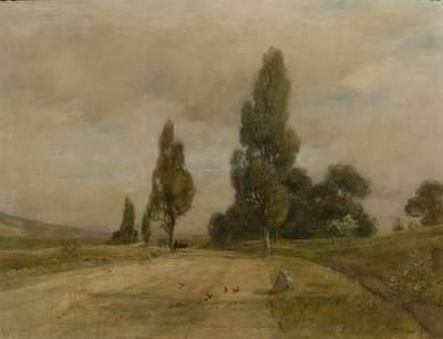 Route près de Deutsch-Altenburg au pied de la colline des Turcs - Rudolf Ribarz