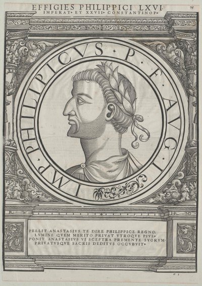 Empereur romain oriental Philippikos Bardanes - Rudolph Wyssenbach
