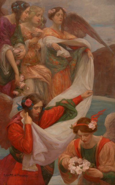 Anges descendant - Rupert Bunny