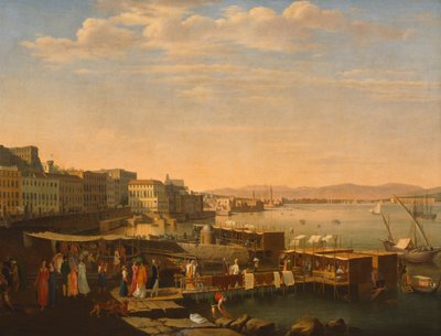 Bains de Sainte-Lucie à Naples - Salvatore Fergola