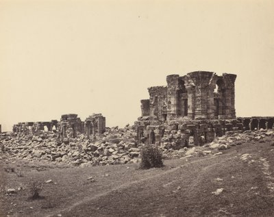 Ruines de Martand depuis le sud-est - Samuel Bourne