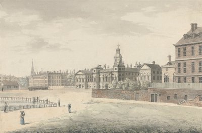 La parade des Horse Guards, Whitehall - Samuel Hieronymus Grimm