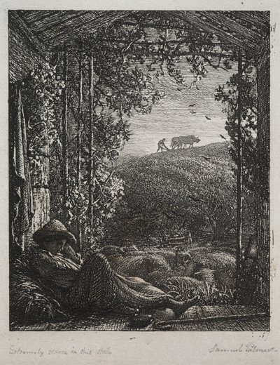 Le Berger endormi - Samuel Palmer