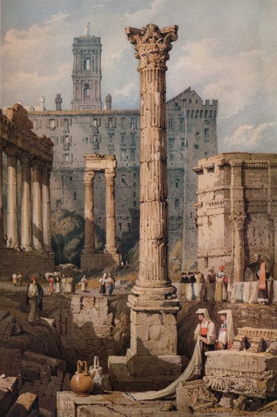 Vue du Forum, Rome, vers 1823 - Samuel Prout