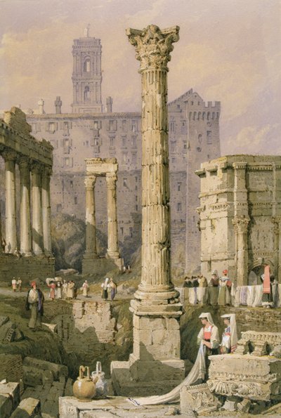 Vue du Forum, Rome - Samuel Prout