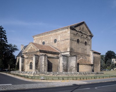 Vue extérieure du baptistère, 4ème siècle - School Merovingian