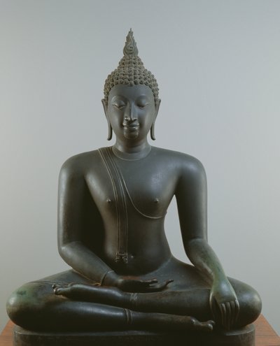 Bouddha en méditation, style Sukhothai (bronze) - School Thai