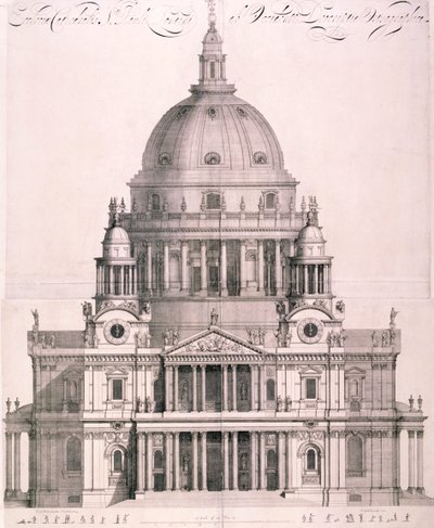 Cathédrale Saint-Paul, Londres (1702) - Simon Gribelin